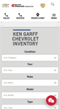 Mobile Screenshot of kengarffchevrolet.com